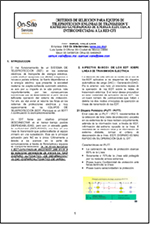Criterios de selección para Equipos de Teleprotección